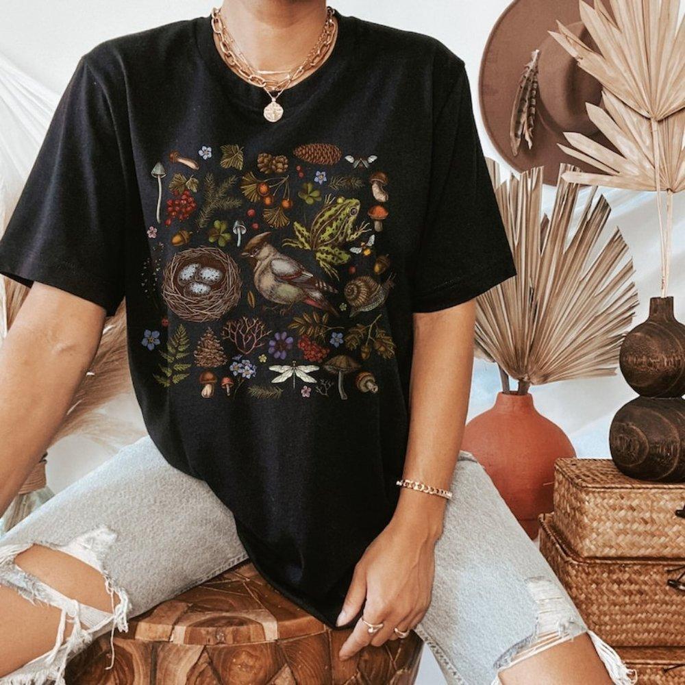 Cottagecore Outdoor Cottage Core T Goblincore Clothing Cottagecore Shirt Gift